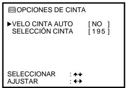 SONY SLV-E730VP - Cambio de las.optiones de menu - 2