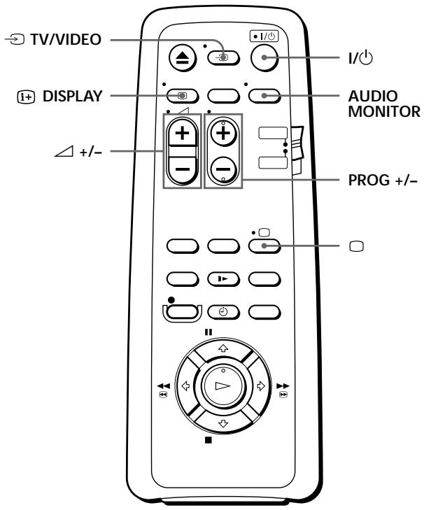 SONY SLV-SE60NP - Schritt 2 : Einstellen der Fernbedienung (Fortsetzung) - 1