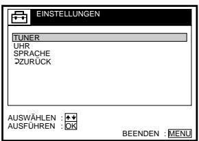 SONY SLV-SE60NP - Auswahlen einer Sprache - 3