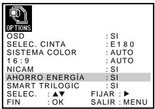SONY SLV-SE720E - Reducción del consumo de energia de la videograbadora - 1
