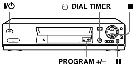 I/ DIAL TIMER PROGRAM +/-