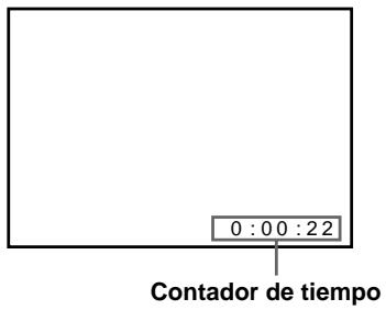 0:00:22 Contador de tiempo