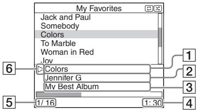SONY TDM-IP50 - Przyktag: Muzyczne listy odtwarzania - 1