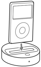 SONY TDM-IP50 - Pour placer l'iPod sur l'unité - 2