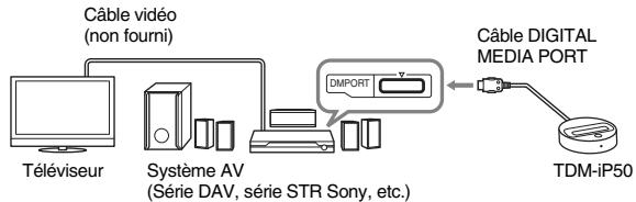 SONY TDM-IP50 - : Mise en place du TDM-iP50 - 1