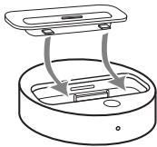 SONY TDM-IP50 - To put the iPod into the unit - 1