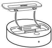 SONY TDM-IP50 - So setzen Sie den iPod in das Gerät ein - 1