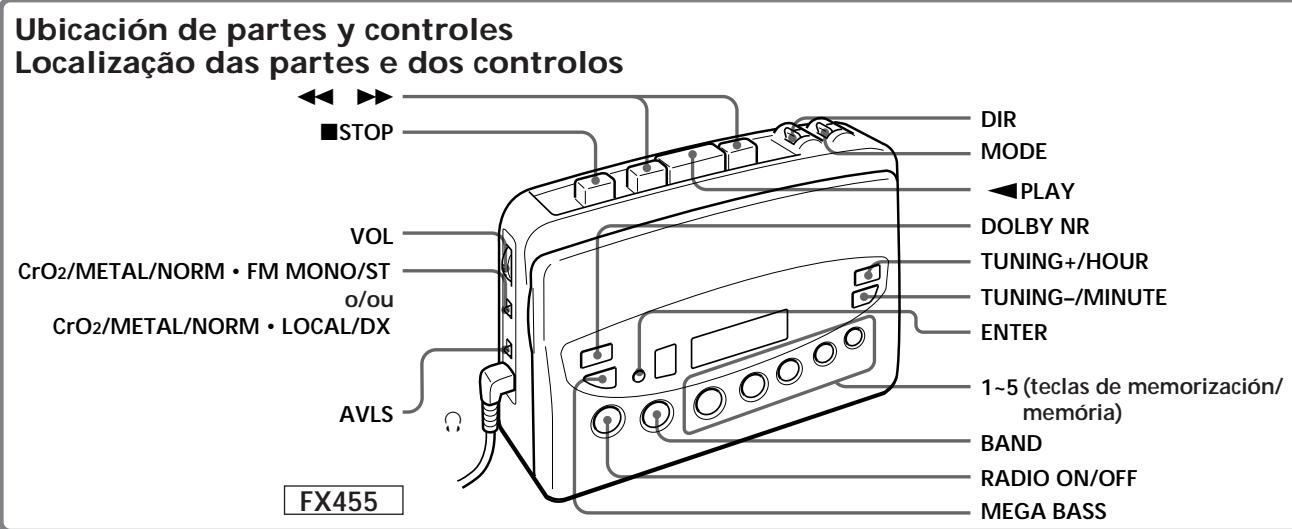 SONY WM-FX455V - Especificações - 1