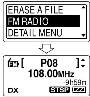 SONY ICD-UX71 - Erasing Preset FM Radio Stations - 2
