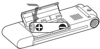 SONY ICD-UX71 - De batterijplaatsen - 2