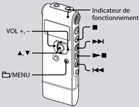 SONY ICD-UX71 - Lecture de messages - 1