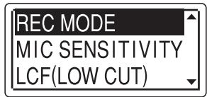 SONY ICD-UX71 - Selecteer "DATA &amp; TIME" in het menu. - 1