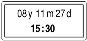 SONY ICD-UX71 - To display the current date and time - 1
