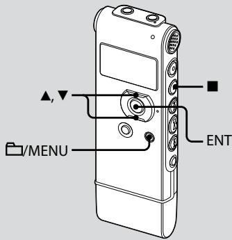 SONY ICD-UX71 - Etape 2:Réglage de l'horloge - 1