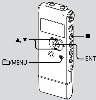 SONY ICD-UX71 - Paso 2: Ajuste del reloj - 1