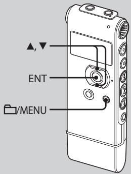 SONY ICD-UX71F - Afstemmen op een FM-radiostation - 1