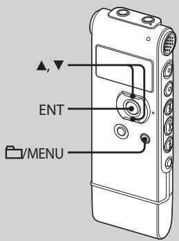 SONY ICD-UX81F - Afstemmen op een FM-radiostation - 1