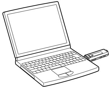 SONY NWD-E025 - Charging the Player - 1