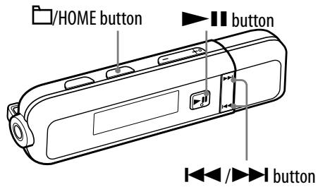 SONY NWD-E025 - Setting the Time Format (Time Disp Type) - 1