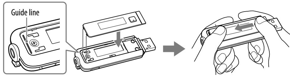 SONY NWD-E025 - Changing the Style-Up® Panel - 3