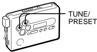 TUNE/ PRESET