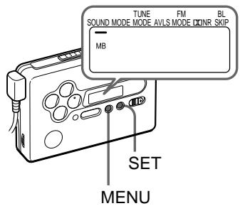 TUNE FM BL SOUND MODE MODE AVLS MODE DQNR SKIP MB SET MENU