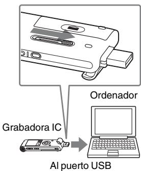 SONY ICD-UX200 - Paso 2: Recarga de la pila - 3