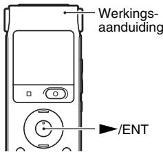 SONY ICD-UX200 - Druk op  /ENT. - 1