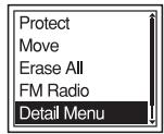 SONY ICD-UX200 - Punto 5: Impostazione della lingua della finestra del display - 2