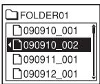 SONY ICD-UX200 - So starten Sie die Wiedergabe - 4