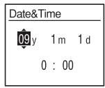 SONY ICD-UX300 - Einstellen der Uhr nach dem Aufladen des Akkus - 1