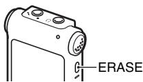SONY ICD-UX300 - Auswahlen und Löschen eines Memos - 1