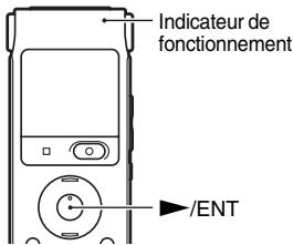 SONY ICD-UX300 - Appuyez sur /ENT. - 1
