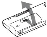 SONY ICD-UX300F - Insira uma pilha recarregável. - 1