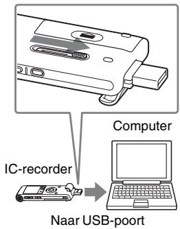 IC-recorder Naar USB-poort Computer