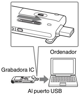 Grabadora IC Ordenador Al puerto USB