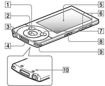 SONY NWZ-A845 - Menu Accueil - 2