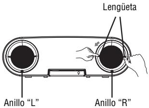 Lengüeta Anillo "L" Anillo "R"