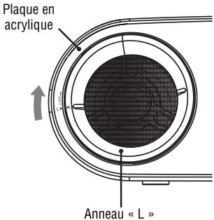 Plaque en acrylic Anneau « L »