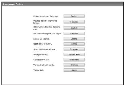 SONY RDP-XA900IP - Select the desired language when the [Language Setup] screen appears. - 1