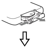 SONY RDP-XA900IP - Paracaebarla pila del mando a distancia - 1