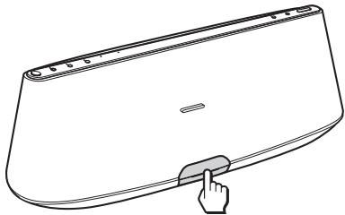 SONY RDP-XA900IP - Press the Docking Tray on the front of the unit to open it. - 1