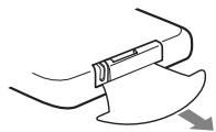 SONY RDP-XA900IP - Preparing the remote control - 1
