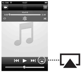 SONY RDP-XA900IP - Tap.click on the icon at bottom right of the iPhone, iPod touch or iPad screen or iTunes window. - 1