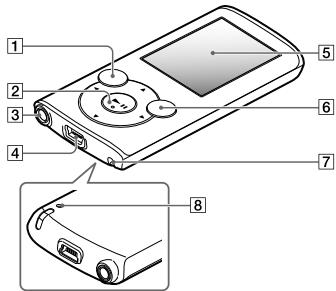 SONY NWZ-E373 - Menu accueil - 3