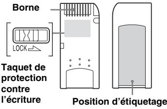 SONY CYBER-SHOT DSC-P52 - Remarques sur l'utilisation du « Memory Stick » (fourni) - 1