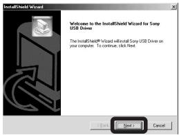 SONY CYBER-SHOT DSC-P52 - Installation du pilote USB - 3