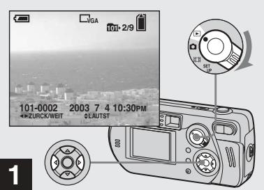 SONY CYBER-SHOT DSC-P52 - Löschen von Bildern - 1