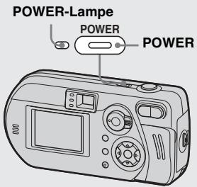 SONY CYBER-SHOT DSC-P52 - Ein- und Ausschalten der Kamera - 1