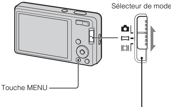 SONY CYBER-SHOT DSC-W350D - Utilisation du sélecteur de mode (DSC-W350/W350D/W360 seulement) - 1